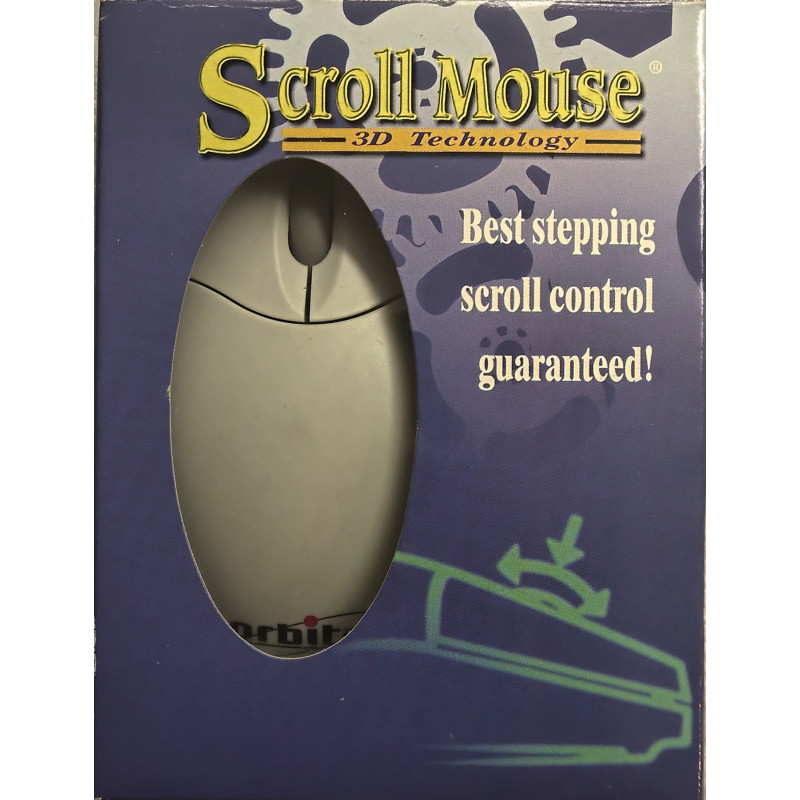 MOUSE 3 TASTI + SCROLL PS/2 COMPATIBILE MICROSOFT INTELLIMOUSE RISOLUZIONE 500 DPI