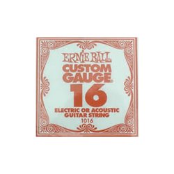 ERNIE BALL 1016 CORDA SINGOLA PER CHITARRA ACUSTICA/ELETTRICA