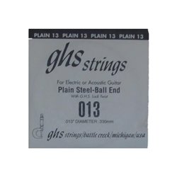 GHS PLAIN 013 STEEL BALL-END CORDA PER ACUSTICA