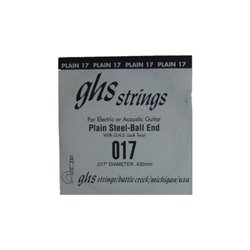 GHS PLAIN 017 STEEL BALL-END CORDA PER ACUSTICA