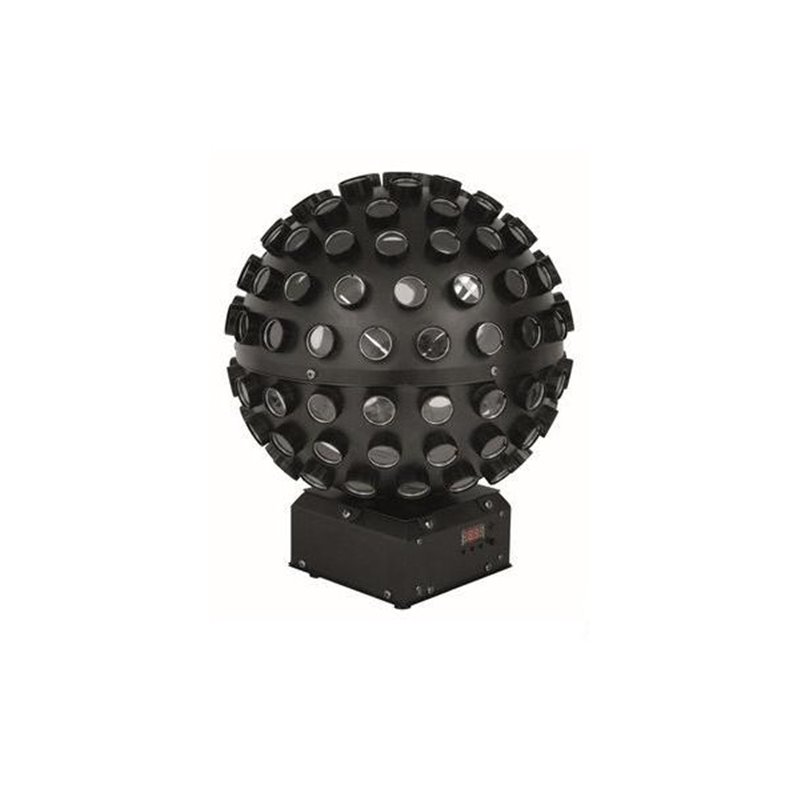 EUROLITE LED B-40 SFERA 5 LEDS 4IN1 RGBW DA 8W E 2 LASER RG ROSSO E VERDE 100+40MW