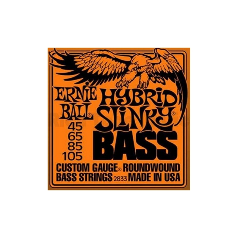 ERNIEBALL HIBRIDSLINKY BASS 2833 45-105 MUTA PER BASSO ELETTRICO