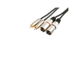 EXTREME 2R2X5PRO 2 RCA MASCHIO - 2 XLR MASCHIO CAVO AUDIO DI SEGNALE SCHERMATO 5 MT.