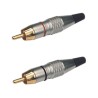 EXTREME 2R2X5PRO 2 RCA MASCHIO - 2 XLR MASCHIO CAVO AUDIO DI SEGNALE SCHERMATO 5 MT.