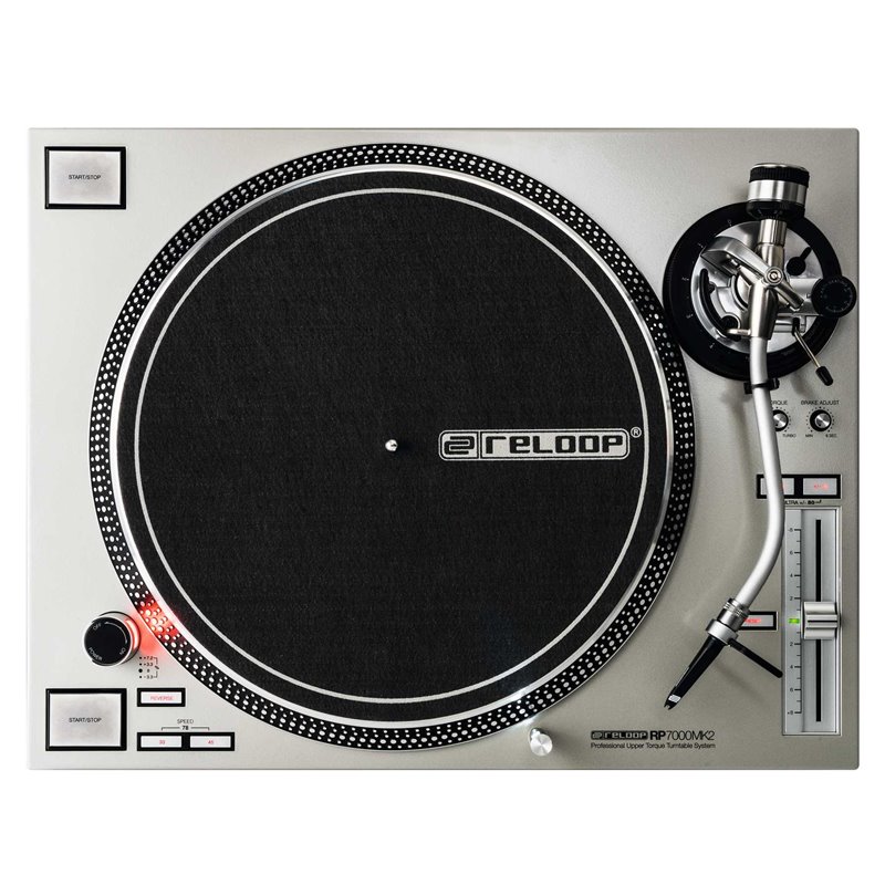 RELOOP RP-7000 MK2 SILVER GIRADISCHI PROFESSIONALE A TRAZIONE DIRETTA PER DJ COLORE SILVER