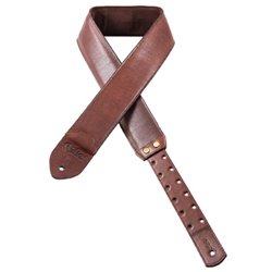 RIGHTON STRAPS VINTAGE BROWN TRACOLLA PER CHITARRA E BASSO