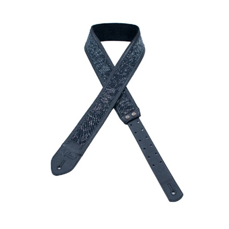 RIGHTON STRAPS SHINY BLACK TRACOLLA PER CHITARRA E BASSO