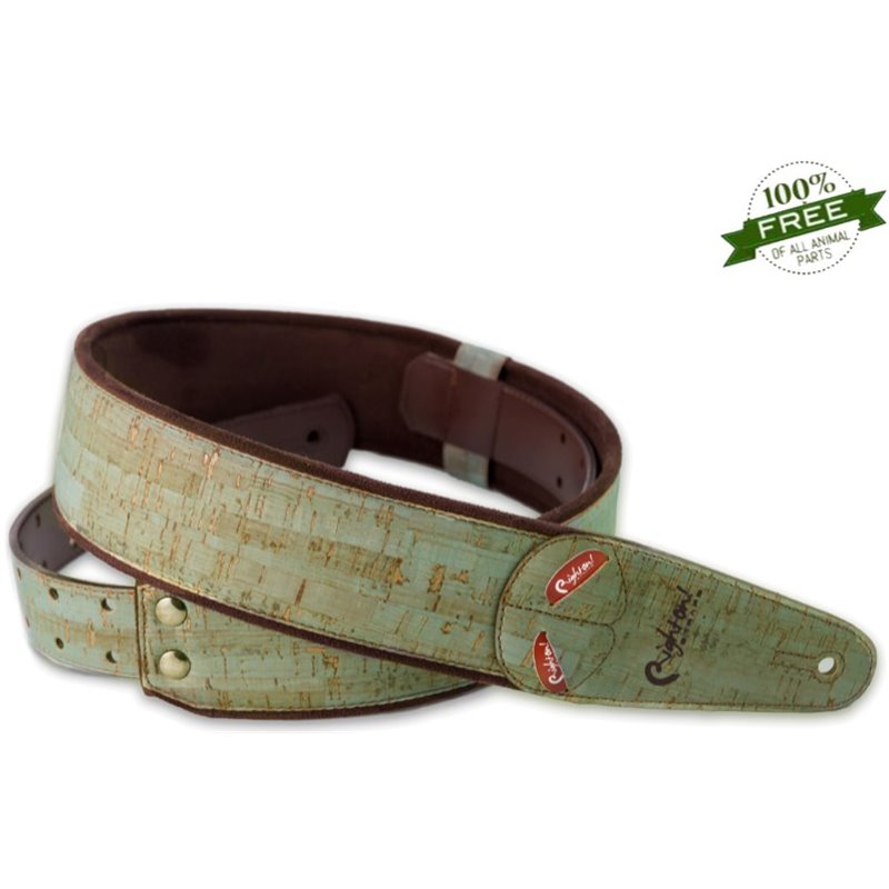 RIGHTON STRAPS CORK TEAL TRACOLLA PER CHITARRA E BASSO