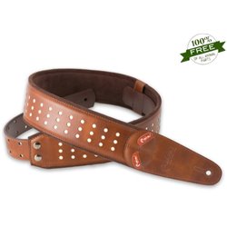 RIGHTON STRAPS HOLES BROWN TRACOLLA PER CHITARRA E BASSO