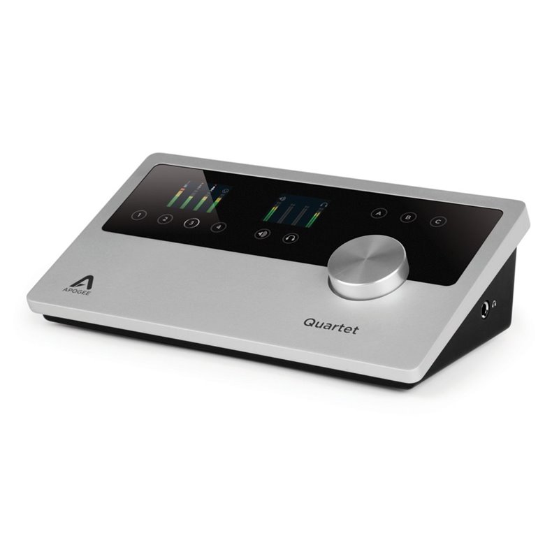 APOGEE QUARTET INTERFACCIA AUDIO USB 24BIT 192KHZ 4 INGRESSI MICROFONO/LINEA/STRUMENTI +4 PREAMPLIFICATORI + USB +MIDI COMPATIBI
