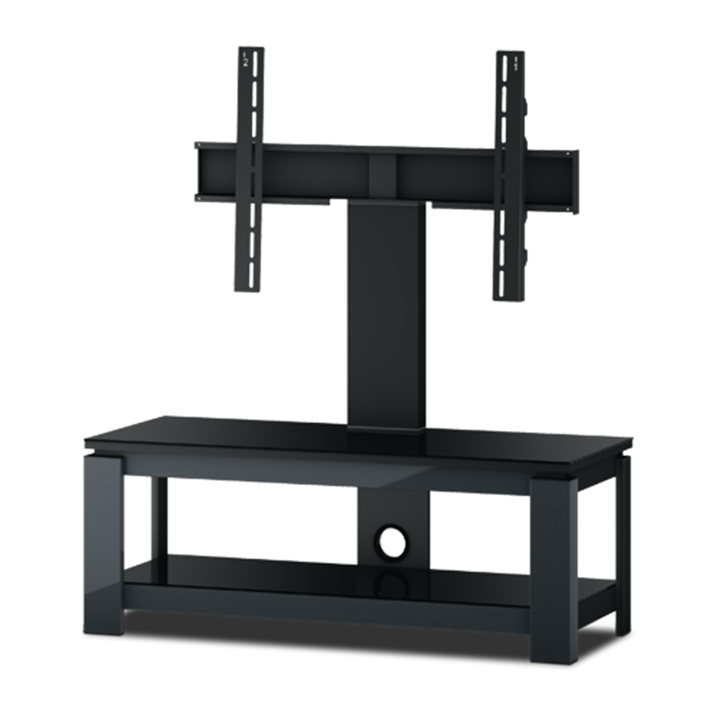 SONOROUS HG-1025-B-BLK SUPPORTO PER TELEVISORE A COLONNA PER PANNELLI FINO A 42" COLORE NERO