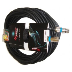 EXTREME CAVO MICROFONO/CASSE 15 METRI 1 CONNETTORE XLR MASCHIO 1 FEMMINA + STRAP + 12 ANELLINI CAVO MICROFONICO 6.5MM CONNETTORI