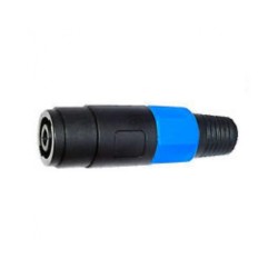 EXTREME SP4F CONNETTORE SPEAKON FEMMINA 4 POLI COLORE NERO E BLU