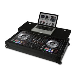 UDG ULTIMATE FLIGHT CASE PIONEER DDJ-RZ/SZ/SZ2 FLIGHT CASE PROFESSIONALE + LAPTOP COLORE NERO