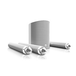 LD SYSTEMS MAUI5-GO-W SISTEMA PORTATILE A COLONNA BATTERIA RICARICABILE 10 ORE SUBWOOFER SATELLITI MIXER BLUETOOTH BIANCO