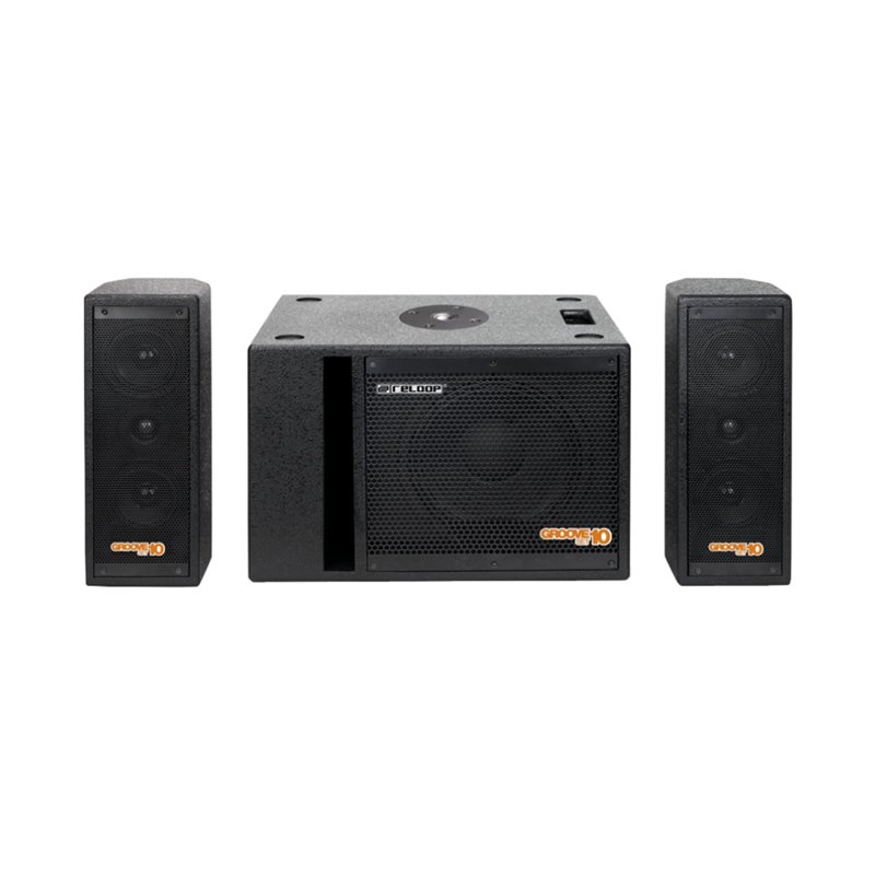 RELOOP GROOVE SET 10 SISTEMA DI AMPLIFICAZIONE 2.1 PORTATILE 10"/4"/1" 370W