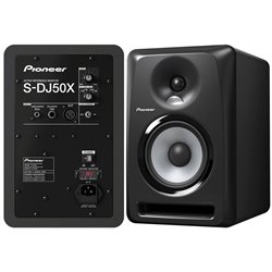 PIONEER S-DJ50X BLACK MONITOR ATTIVO 5"/1" 2 VIE 80W COLORE NERO