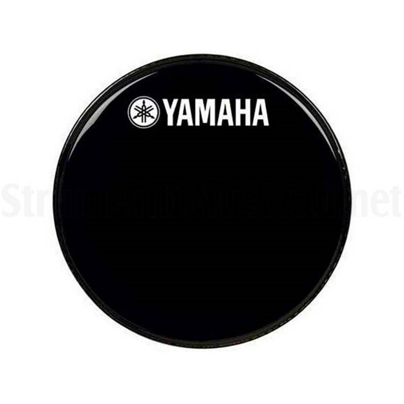 YAMAHA P3 18" BLACK LOGO PELLE RISONANTE PER GRANCASSA 18"