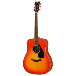 YAMAHA FG820 AUTUMN BURST CHITARRA ACUSTICA 4/4 TOP IN ABETE FONDO E FASCE IN MOGANO PONTE IN PALISSANDRO COLORE AUTUMM BURST