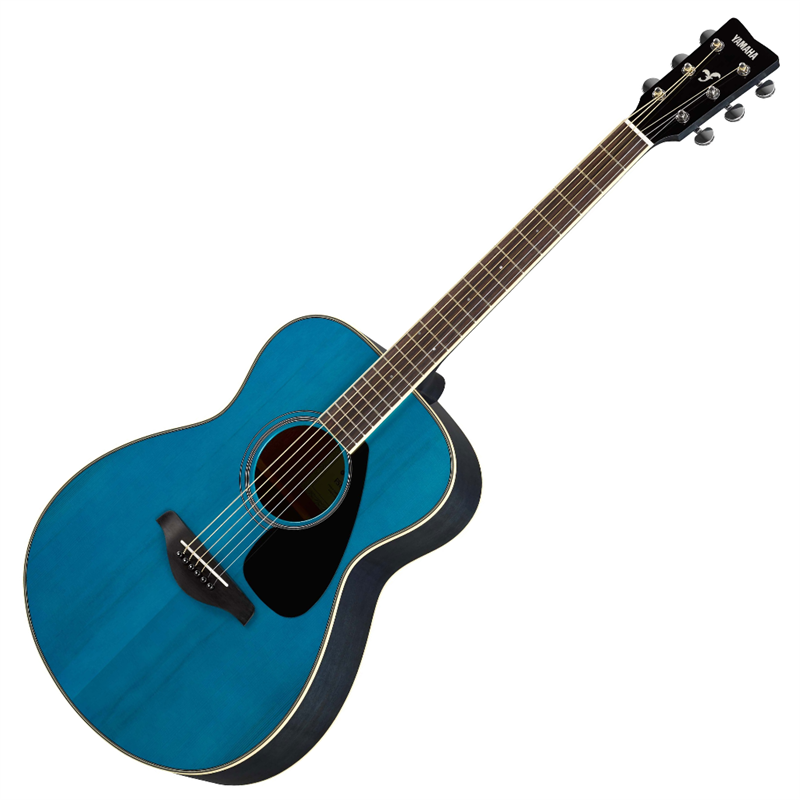 YAMAHA FS820 TURQUOISE CHITARRA ACUSTICA 4/4 TOP IN ABETE FONDO E FASCE IN MOGANO PONTE IN PALISSANDRO COLORE TURCHESE