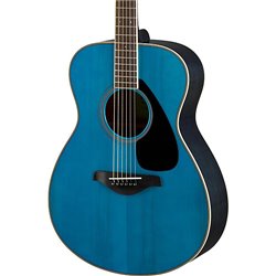 YAMAHA FS820 TURQUOISE CHITARRA ACUSTICA 4/4 TOP IN ABETE FONDO E FASCE IN MOGANO PONTE IN PALISSANDRO COLORE TURCHESE