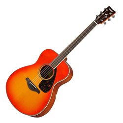 YAMAHA FS820 AUTUMM BURST CHITARRA ACUSTICA 4/4 TOP IN ABETE FONDO E FASCE IN MOGANO PONTE IN PALISSANDRO COLORE AUTUMM BURST