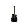 YAMAHA FGX830C BLACK CHITARRA ACUSTICA ELETTRIFICATA CUTAWAY NERA