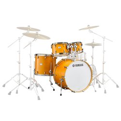 YAMAHA TMP2F4 TOUR CUSTOM CARAMEL SATIN BATTERIA ACUSTICA 4 PEZZI CARAMELLO SATINATO