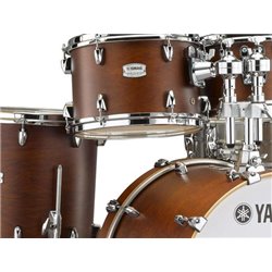 YAMAHA TMP2F4 TOUR CUSTOM CHOCOLATE SATIN BATTERIA ACUSTICA 4 PEZZI CIOCCOLATO SATINATO