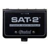 RADIAL SAT-2 AUDIO STEREO PASSIVO UTILIZZO PER ATTENUAZIONE E CONTROLLO DEL SEGNALE DAI MICROFONI AI PREAMPLIFICATORI