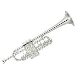 YAMAHA YTR4435 SII TROMBA IN DO PLACCATA IN ARGENTO