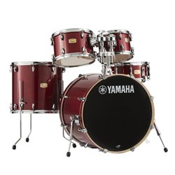 YAMAHA SBP2F5 CRAMBERRY RED STAGE CUSTOM BIRCH BATTERIA ACUSTICA ROSSO BORDO SCURO