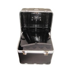 EXTREME KLMIC12 CASE ABS CUSTODIA 12 MICROFONI + SPAZIO PORTA-CAVI + VANO EXTRA SUPERIORE + CHIUSURE CHIAVI