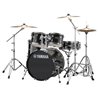 YAMAHA RYDEEN STUDIO BLACK BATTERIA ACUSTICA NERO CON HARDWARE + PIATTI PAISTE 101 COLORE NERO