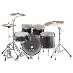 YAMAHA RYDEEN STUDIO BLACK BATTERIA ACUSTICA NERO CON HARDWARE + PIATTI PAISTE 101 COLORE NERO