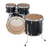 YAMAHA TMP2F4 TOUR CUSTOM STANDARD BATTERIA ACUSTICA BK BLACK PIATTI E RULLANTE NON COMPRESI  COLORE NERO LIQUIRIZIA