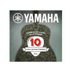 YAMAHA FB10 CORDIERA PER CHITARRA FOLK / ELETTROACUSTICA BRONZE WOUND - 010/047
