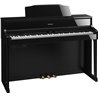ROLAND HP605 PE  POLISHED BLACK PIANOFORTE DIGITALE VERTICALE 88 TASTI NERO LUCIDO