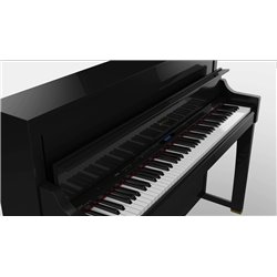 ROLAND HP605 PE  POLISHED BLACK PIANOFORTE DIGITALE VERTICALE 88 TASTI NERO LUCIDO