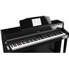 ROLAND HP605 PE  POLISHED BLACK PIANOFORTE DIGITALE VERTICALE 88 TASTI NERO LUCIDO