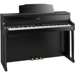 ROLAND HP605 CB CONTEMPORARY BLACK PIANOFORTE DIGITALE VERTICALE 88 TASTI BLACK