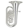 YAMAHA YEB-632S 02 SILVER TUBA IN Eb IN OTTONE CHIAVE TUBA Eb DIAMETRO CAMPANA 446mm COLORE ARGENTO