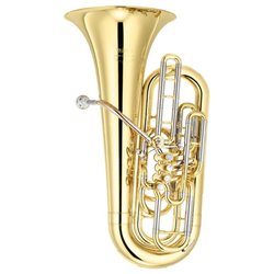 YAMAHA YEB-621G  GOLD TUBA PROFESSIONALE IN F IN OTTONE CHIAVE TUBA F DIAMETRO CAMPANA 366mm COLORE ORO