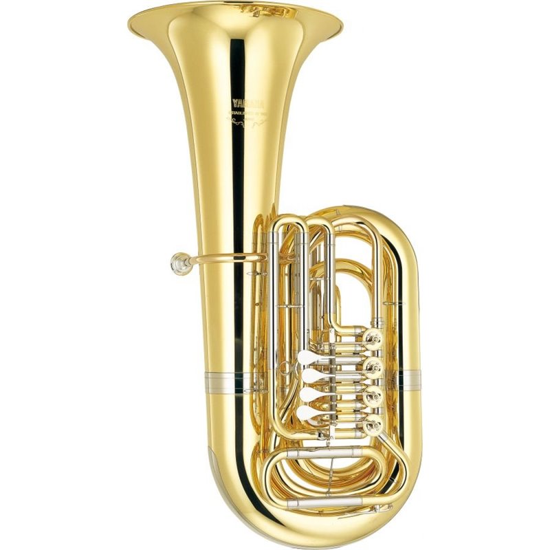 YAMAHA YEB-641 E GOLD TUBA PROFESSIONALE IN Bb IN OTTONE CHIAVE TUBA Bb DIAMETRO CAMPANA 419mm COLORE ORO