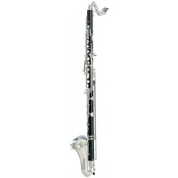 YAMAHA YCL-622 II SLV SILVER CLARINETTO BASSO IN SIB IN DO BASSO COLORE ARGENTO