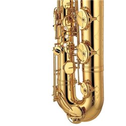 YAMAHA YBS-62E SASSOFONO BARITONO BASSO A ALTO F LACCATO D'ORO + CUSTODIA E BOCCHINO