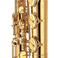 YAMAHA YBS-62E SASSOFONO BARITONO BASSO A ALTO F LACCATO D'ORO + CUSTODIA E BOCCHINO