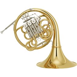 YAMAHA YHR-671 CORNO FRANCESE DOPPIO F/Bb IN OTTONE GIALLO DORATO