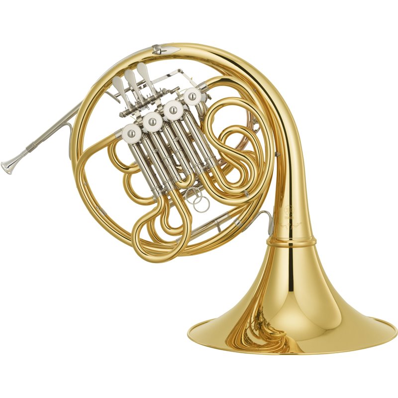 YAMAHA YHR-671 CORNO FRANCESE DOPPIO F/Bb IN OTTONE GIALLO DORATO
