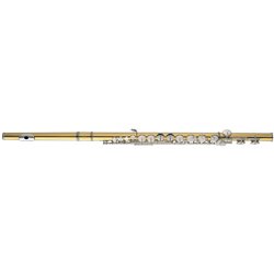 YAMAHA YFL-A42102 FLAUTO TRAVERSO CONTRALTO IN G CON CORPO E PIEDI IN OTTONE DORATO + CUSTODIA E ACCESSORI